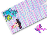 LBP07253 - Listón Estampado de 7,5 cm - Monster (Tira de 81 cm)