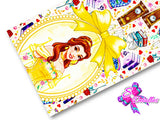LBP07363 - Listón Estampado de 7,5 cm - Bella (por Tira)