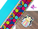 PXQ00358 - 1 Listón Estampado + 1 Listón Unicolor + 1 Resina para Moño