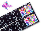 LBP07436 - Listón Estampado de 7,5 cm - Huntrix (por tira de 82 cm)