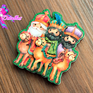 CMS40025 - Shaker de 7cm x 7cm - Navidad)