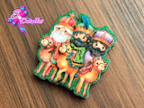 CMS40025 - Shaker de 7cm x 7cm - Navidad)