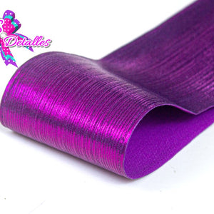 LBM07008 - Listón Metalico de 7,5 cm - Morado (por metro)