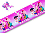 LBP07072 - Listón Estampado de 7,5 cm - Huntrix (por metro)