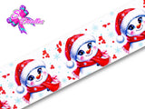 LBP27432 - Listón Estampado de 7,5 cm - Navidad (por metro)