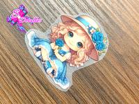 PDTF0008 - Planchable DTF de 5cm x 5cm - Muñeca Azul