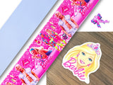 PXQ00161 - 1 Listón Estampado + 1 Listón Unicolor + 1 Resina para Moño