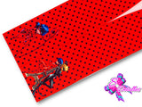 LBP07098 - Listón Estampado de 7,5 cm - Lady Bug (Tira de 81 cm)