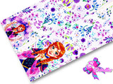LBP07318 - Listón Estampado de 7,5 cm - Frozen (Tira de 83 cm)