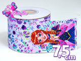LBP07318 - Listón Estampado de 7,5 cm - Frozen (Tira de 83 cm)
