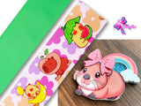 PAQ01167 - 1 Listón Estampado + 1 Listón Unicolor + 1 Shaker Grande para Moño