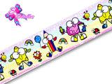 LBP06042 - Listón Estampado de 5,0 cm - Clases (por metro)