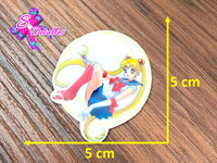 CM00139 - Resina de 5cm x 5cm - Sailor Moon