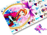 LBP07414 - Listón Estampado de 7,5 cm - Frozen (Tira de 83 cm)