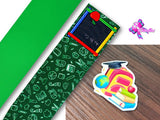 PXQ00372 - 1 Listón Estampado + 1 Listón Unicolor + 1 Resina para Moño