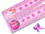 LBP07136 - Listón Estampado de 7,5 cm - Mis Pastelitos (Tira de 81 cm)