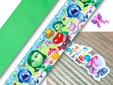 PXQ00173 - 1 Listón Estampado + 1 Listón Unicolor + 1 Resina para Moño