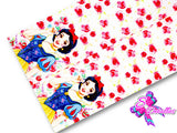 LBP07191 - Listón Estampado de 7,5 cm - Blancanieves (Tira de 82 cm)