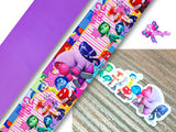 PXQ00177 - 1 Listón Estampado + 1 Listón Unicolor + 1 Resina para Moño