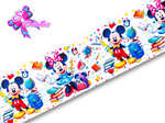 LBP07211 - Listón Estampado de 7,5 cm - Mickey (por metro)