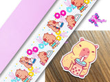 PXQ00017 - 1 Listón Estampado + 1 Listón Unicolor + 1 Resina para Moño