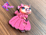 CMS10157 - Shaker de 5cm x 7cm - Capibara Vestido