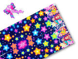 LBP07437 - Listón Estampado de 7,5 cm - Huntrix (por Tira de 89 cm)