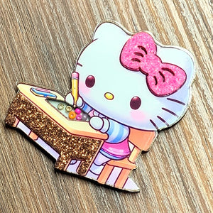 CMSI0009 - Shaker Importado de 6cm x 6cm - Hello Kitty