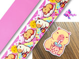 PXQ00018 - 1 Listón Estampado + 1 Listón Unicolor + 1 Resina para Moño