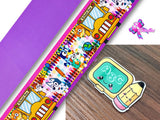 PXQ00418 - 1 Listón Estampado + 1 Listón Unicolor + 1 Resina para Moño