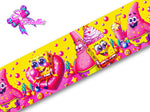 LBP07383 - Listón Impreso de 7,5 cm - Bob Esponja (por metro)