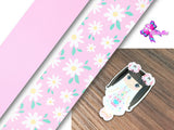 PXQ00593 - 1 Listón Estampado + 1 Listón Unicolor + 1 Resina para Moño