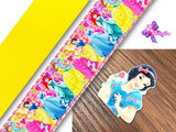 PXQ00196 - 1 Listón Estampado + 1 Listón Unicolor + 1 Resina para Moño