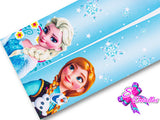LBP07246 - Listón Estampado de 7,5 cm - Frozen (Tira de 80 cm)