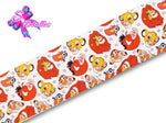 LBP07268 - Listón Estampado de 7,5 cm - Rey Leon (por metro)