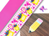 PXQ00399 - 1 Listón Estampado + 1 Listón Unicolor + 1 Resina para Moño