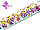 LBP06161 - Listón Estampado de 5,0 cm - Peach (por metro)