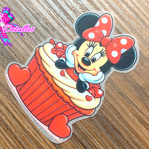 PDTF0010 - Planchable DTF de 5cm x 6cm - Minnie Roja