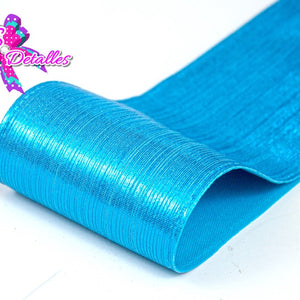 LBM07001 - Listón Metalico de 7,5 cm - Azul (por metro)