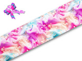 LBP07425 - Listón Estampado de 7,5 cm - Perlas (por metro)