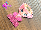 CMS10078 - Shaker de 5cm x 7cm - Ballerina Capuchina