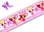 LBP07022 - Listón Estampado de 7,5 cm - Ballerina Capuchina (por metro)