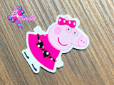 CM00086 - Resina de 4cm x 5cm - Peppa Pig