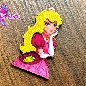 CMS10131 - Shaker de 4cm x 7cm - Princesa Peach