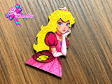 CMS10131 - Shaker de 4cm x 7cm - Princesa Peach
