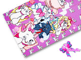 LBP07164 - Listón Estampado de 7,5 cm - Marie (por tira)