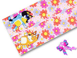 LBP07008 - Listón Estampado de 7,5 cm - Bluey (Tira de 82 cm)