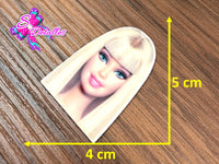 CM00141 - Resina de 4cm x 5cm - Barbie