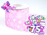 LBP27434 - Listón Estampado de 7,5 cm - Navidad (Tira)