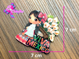 CMS10087 - Shaker de 7cm x 7cm - Muñeca